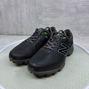 New Balance Golf Shoes Mens 9EE Black Waterproof Spiked NBG2004